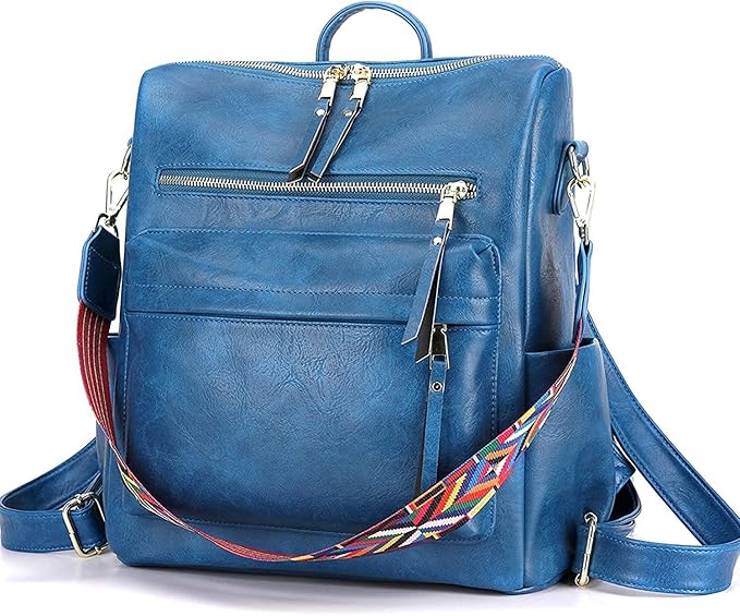 ProArch Stylish Suede Leather Anti Theft Women's Fashion Backpack | Sling | Shoulder | Handbag | Ladies Purse | College Bag for Girls | Crossbody | Casual | Daypack